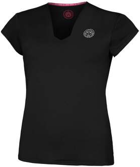 Bidi Badu Crew V-Neck T-shirt Dames zwart - XS,S,M,L,XL