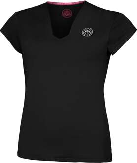 Bidi Badu Crew V-Neck T-shirt Dames-Zwart - XS,S,M,L,XL