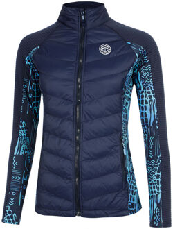 Bidi Badu Dania Tech Down Trainingsjack Dames-Donkerblauw,Lichtblauw - XS,XL