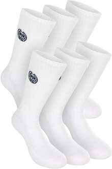Bidi Badu Don Carlito XXL Crew Move Sportsokken Verpakking 6 Stuks-Wit - 31-34,35-38,39-42,43-46,47-50