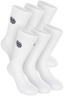 Bidi Badu Don Carlito XXL Crew Move Sportsokken Verpakking 6 Stuks-Wit - 35-38