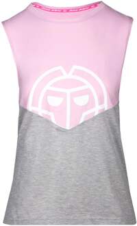 Bidi Badu Elinam Lifestyle Tanktop Dames-Roze,Lichtgrijs - XS,M,L,XL