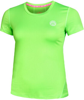 Bidi Badu Eve Tech Roundneck T-shirt Dames neongroen - XS