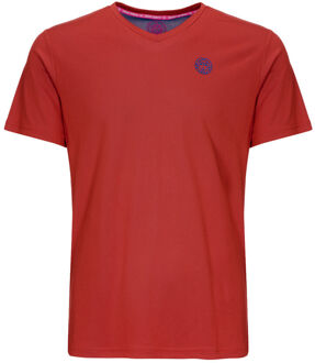 Bidi Badu Evin Tech Round-Neck T-shirt Jongens-Lichtrood,Blauw - 128