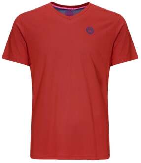 Bidi Badu Evin Tech Round-Neck T-shirt Jongens-Lichtrood,Blauw - 128