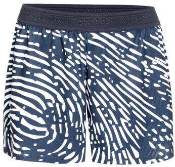 Bidi Badu Fingerprint Printed 2in1 Shorts Dames-Donkerblauw,Wit - XS