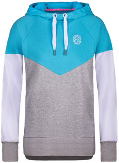 Bidi Badu Flavia Sweater Met Capuchon Dames-Lichtblauw,Lichtgrijs - XS
