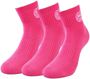 Bidi Badu Gila Ankle Tech Sportsokken Verpakking 3 stuks Unisex pink - 47-50