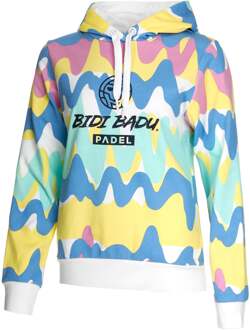 Bidi Badu Good Vibes Chill Sweater Met Capuchon Dames-Wit,Veelkleurig - XS,S,M,L,XL