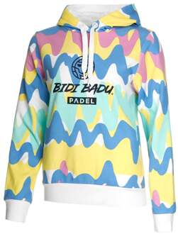 Bidi Badu Good Vibes Chill Sweater Met Capuchon Dames-Wit,Veelkleurig - XS