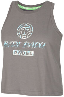 Bidi Badu Good Vibes Logo Chill Tanktop Dames-Grijs,Blauw - XS,S,M,L,XL