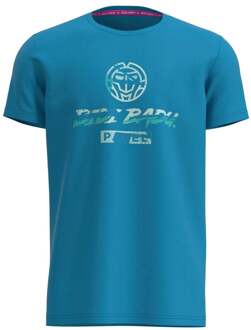 Bidi Badu Good Vibes Logo T-shirt Heren-Blauw - S