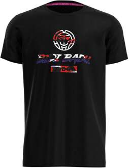 Bidi Badu Good Vibes Logo T-shirt Heren-Zwart - XS,S,M,L,XL,XXL