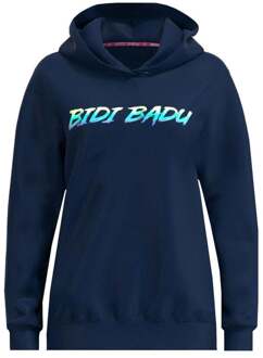 Bidi Badu Grafic Illumination Chill Sweater met capuchon Meisjes donkerblauw - 128