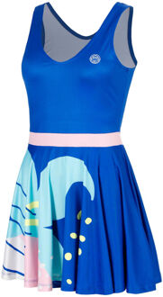 Bidi Badu Hey Laguna Jurk Dames-blauw, veelkleurig - S
