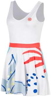 Bidi Badu Hey Laguna Jurk Dames-wit, veelkleurig - XL