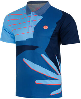 Bidi Badu Hey Laguna Polo Heren-blauw, koraal - XL