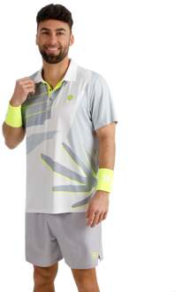 Bidi Badu Hey Laguna Polo Heren-wit, veelkleurig - XL