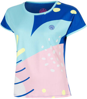 Bidi Badu Hey Laguna T-shirt Dames-blauw, veelkleurig - XS,S,M,L,XL