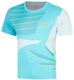Bidi Badu Hey Laguna T-shirt Heren-turkoois, veelkleurig - XL