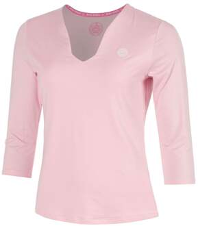 Bidi Badu Hey Laguna V-Neck Longsleeve Dames-oud roze - XL