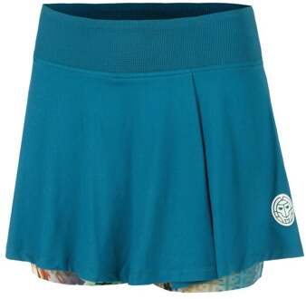 Bidi Badu Komodo Printed Wavy Rok Meisjes petrolblauw - 128
