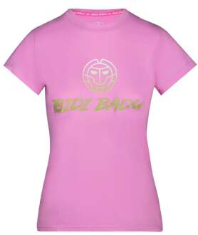 Bidi Badu Lamia Basic Logo T-shirt Dames roze