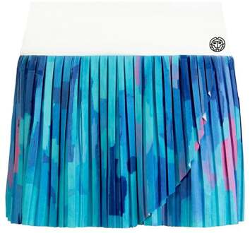 Bidi Badu Lowey Tech Plissee Rok Dames-Wit,Lichtblauw
