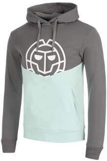 Bidi Badu Lunis Lifestyle Sweater Met Capuchon Heren-Donkergrijs,Mint