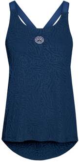 Bidi Badu Maila Bournout Tech Tanktop Dames donkerblauw - XS