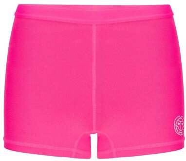 Bidi Badu Mallory Tech Short Voor Tennisballen Meisjes-Pink,Wit - 164