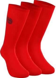 Bidi Badu Matayo Crew Tech Sportsokken Verpakking 3 Stuks Heren-Lichtrood,Blauw - 35-38