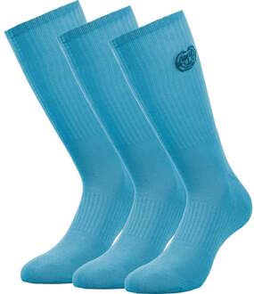 Bidi Badu Matayo Crew Tech Sportsokken Verpakking 3 Stuks-Turkoois,Donkerblauw - 31-34