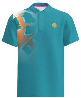 Bidi Badu Melbourne 2025 Polo Heren-Petrolblauw,Oranje - XL