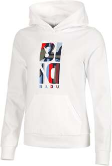 Bidi Badu New York 2024 Chill Sweater Met Capuchon Dames-Wit - XS,S,M,L,XL