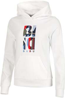Bidi Badu New York 2024 Chill Sweater Met Capuchon Dames-Wit - XS