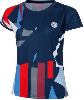 Bidi Badu New York 2024 T-shirt Dames-Donkerblauw,Veelkleurig - XS,S,M,L,XL