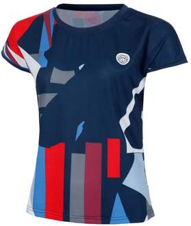 Bidi Badu New York 2024 T-shirt Dames-Donkerblauw,Veelkleurig - XS,S