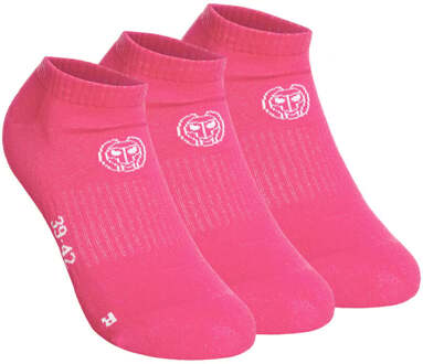Bidi Badu No Party No Show Move Tennissokken Verpakking 3 Stuks-Pink,Wit - 31-34,35-38,39-42,43-46,47-50
