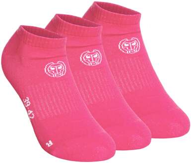 Bidi Badu No Party No Show Move Tennissokken Verpakking 3 Stuks-Pink,Wit roze - 47-50