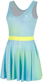Bidi Badu Out of Control Jurk Meisjes-blauw, neongeel - 164