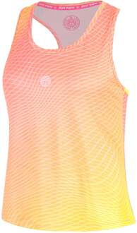 Bidi Badu Out of Control Racerback Tanktop Dames-pink, neongeel roze - M