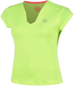 Bidi Badu Out of Control V-Neck T-shirt Dames-neongeel - XS