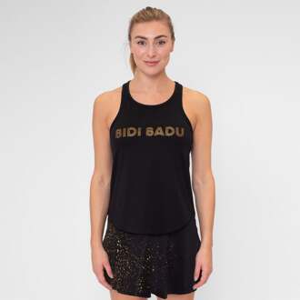 Bidi Badu Paris 2024 Chill Tanktop Dames-Zwart,Goud - XS,S,M,L,XL