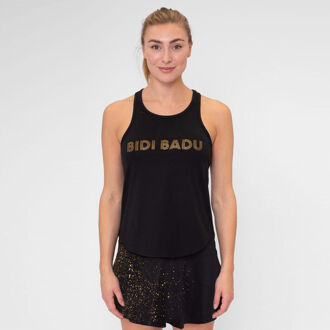 Bidi Badu Paris 2024 Chill Tanktop Dames-Zwart,Goud - XS