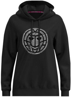 Bidi Badu Protected Leafs Chill Sweater Met Capuchon Dames-Zwart,Wit - XS,L,XL