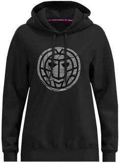 Bidi Badu Protected Leafs Chill Sweater Met Capuchon Dames-Zwart,Wit