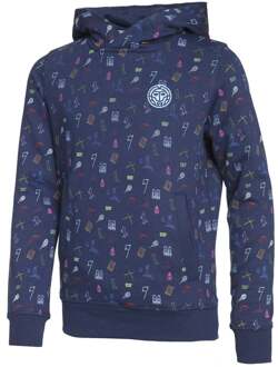 Bidi Badu Rafiki Lifestyle Sweater Met Capuchon Jongens-Donkerblauw,Veelkleurig - 152,164