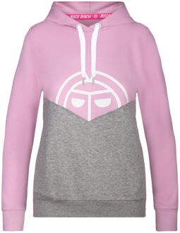 Bidi Badu Salia Lifestyle Sweater Met Capuchon Dames-Roze,Lichtgrijs - XS,L