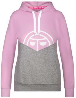 Bidi Badu Salia Lifestyle Sweater Met Capuchon Dames-Roze,Lichtgrijs